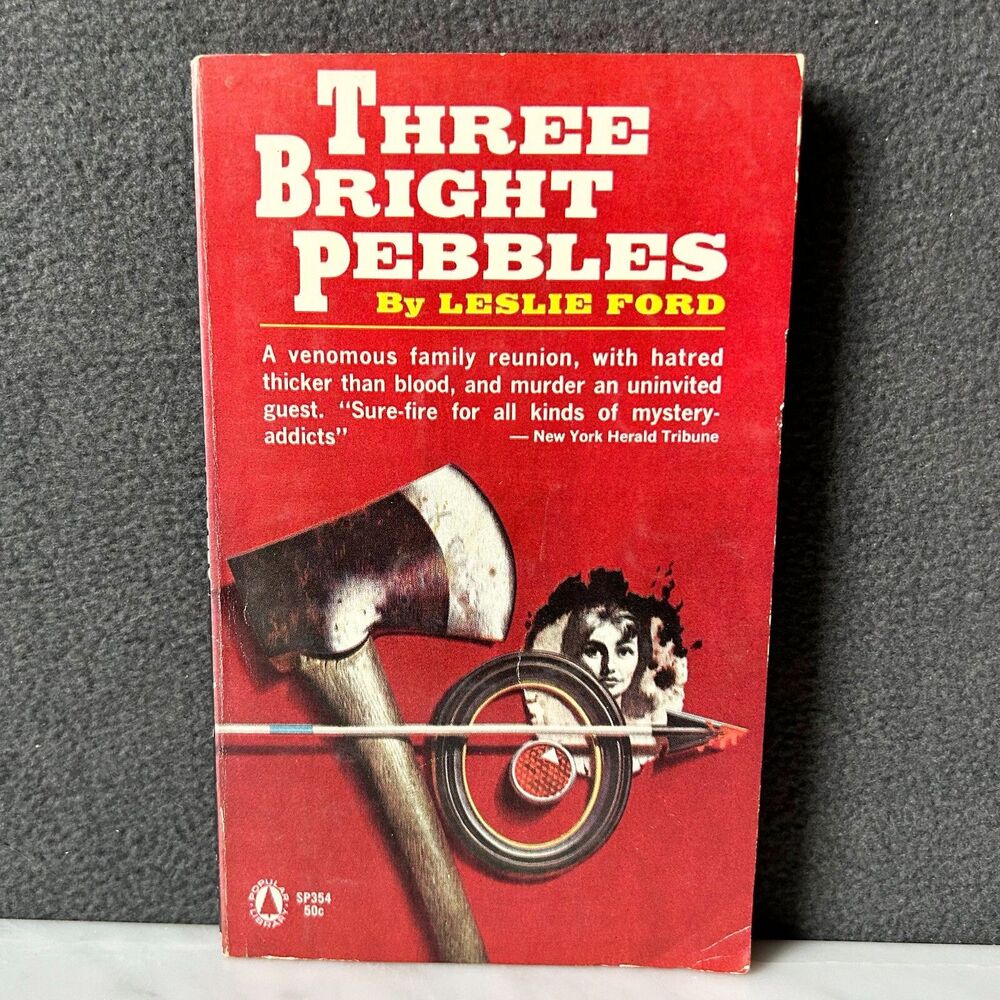 Three Bright Pebbles by Leslie Ford Paperback Book 1938 Popular Library